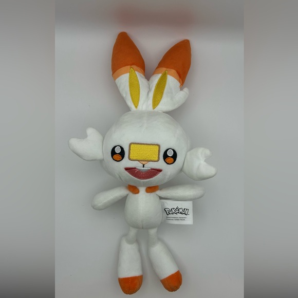 Pokemon Nintendo Creatures Sanei All Stars Collection Scorbunny 14”Plush 2022 - Picture 1 of 3